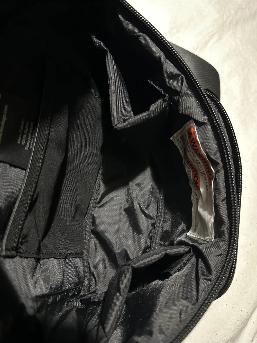 Neutral Zebra-Print Waist Bag with Front Pocket
